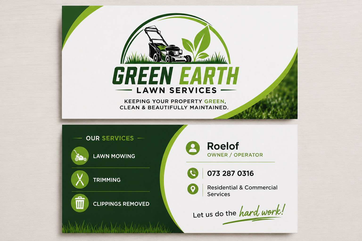 Business Cards for Roelof by LOT Holdings